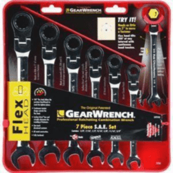 SAE COMBO WRENCH SET, 7PC