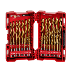 MILWAUKEE Drill Bit Set, Titanium, 29PC