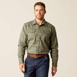 Ariat FR Sawtooth Retro Fit Snap Work Shirt