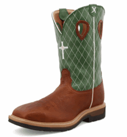TWISTED X 12" WESTERN WORK BOOT SAFETY TOE
