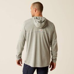 Ariat FR Primo Hooded T-Shirt - Heather Grey