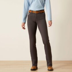 ARIAT Women's FR Duralight Ripstop Straight Pant - Charcoal/Grey