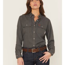ARIAT Women's FR Air Inherent Work Shirt - Charcoal