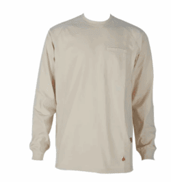 Forge Fr Men's Sand Crew Neck Light Weight Long Sleeve T-shirt