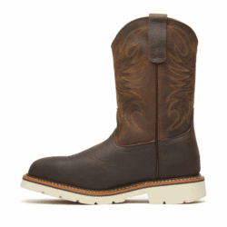 THOROGOOD Square Toe Wellington – Pebble Bottom/Crazy Horse Upper – 11″ Safety Toe